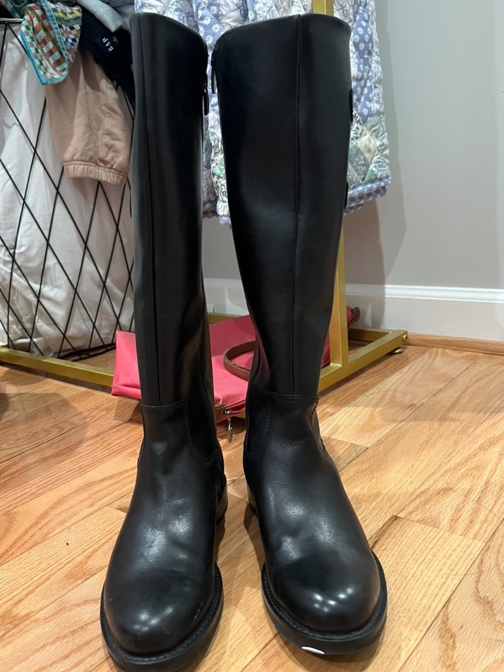 Ecco Black Over-the-Knee Riding Boots (size 5)